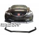 Poly Front Lip for 2013-2015 Honda Civic 4 Door Type A Aero Style