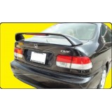 1996-2005 Honda Civic 2 Door EM1 Style Si Wing with LED 3rd Brake Light