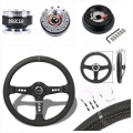 Complete Sparco Style Quick Release Steering Wheel Kit